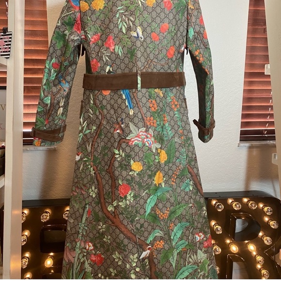 Gucci GG Supreme Tian Trench Coat Size 40 - Picture 9 of 15